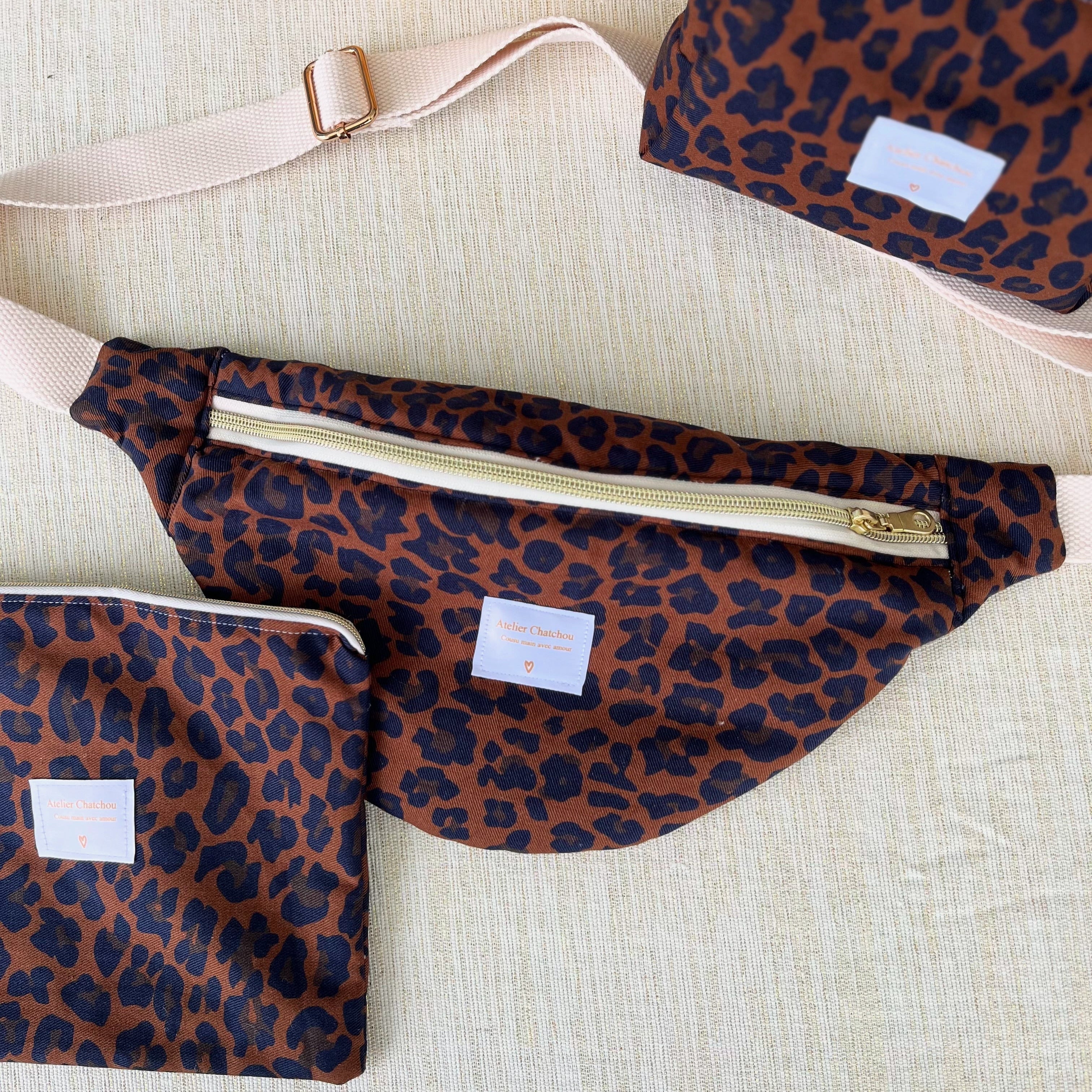 Sac banane Léopard
