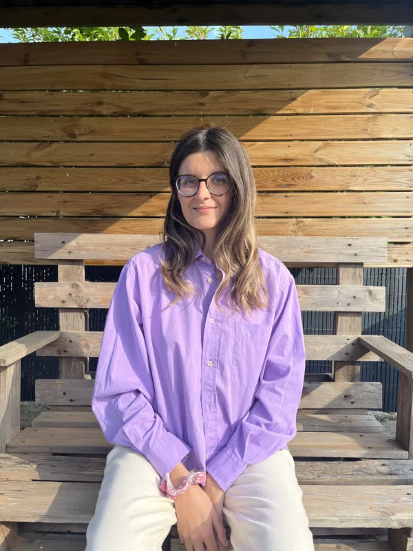 Chemise upcyclée pour femme
