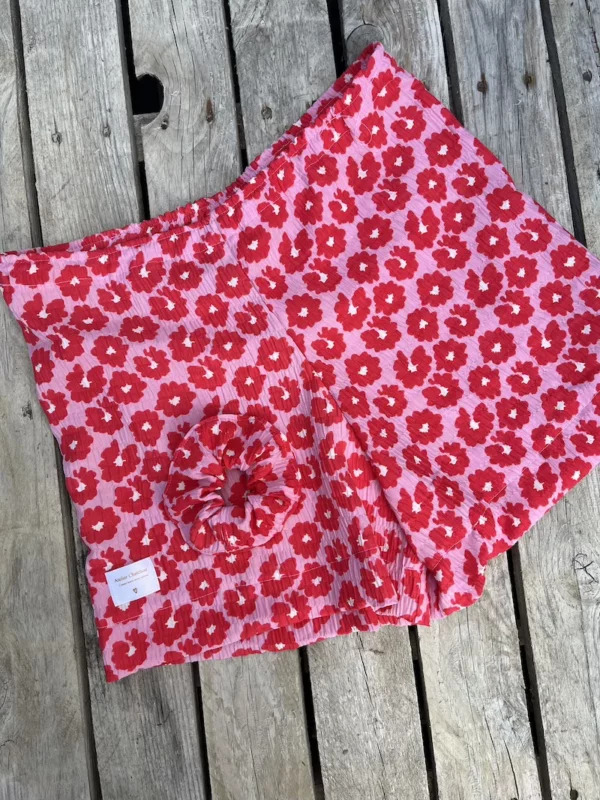 short fleuri pour femme